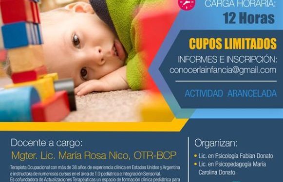 Profesionales de toda la región llegan a Monte por el curso de Integración sensorial en TEA de la Fundación CIAN