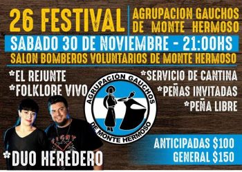  Festival aniversario de los Gauchos de Monte Hermoso 