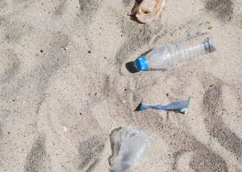 Basura en la playa