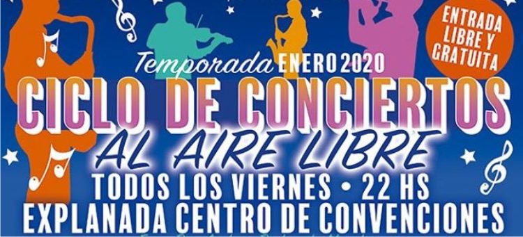 Este viernes arrancan los conciertos al aire libre en el Centro de Convenciones