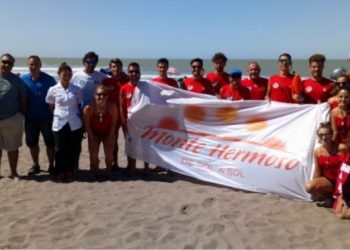Visita de aspirantes a Guardavidas. Los chicos del CEF 70 de Coronel Suárez ya arrancaron con sus prácticas