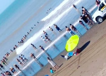 A punto de una tragedia. Rescate en la playa