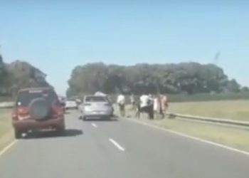 Cinco kilómetros de cola para ingresar a Monte Hermoso