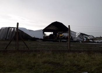 Furioso temporal en Puán y Pigüe