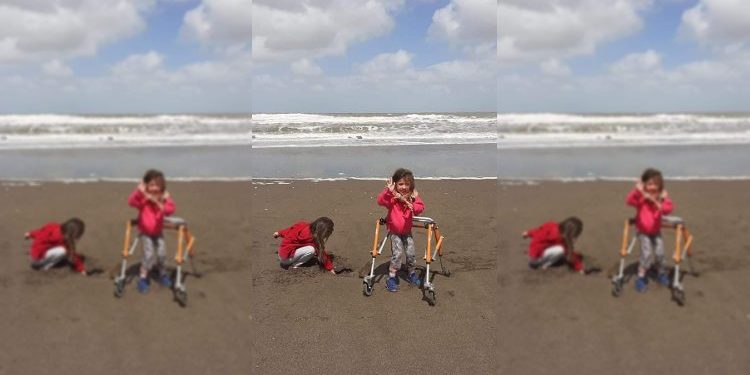 El andador ya esta en manos de su dueña!