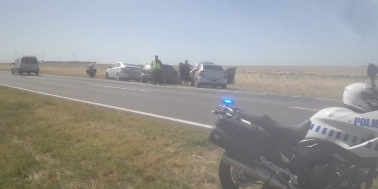 Caos de tránsito. Casi 3 km de cola por dos choques en la ruta 3