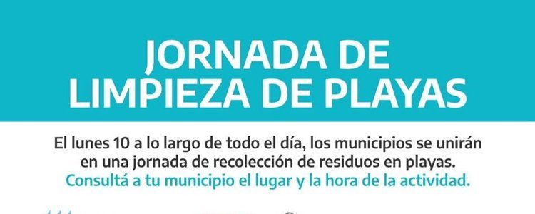 Monte Hermoso comprometido con la Playa Limpia