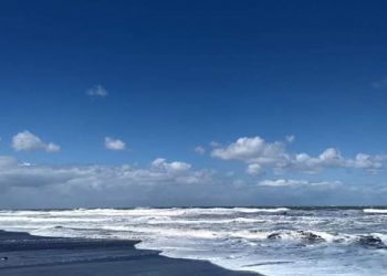 Crecida del mar en la Costa Atlántica