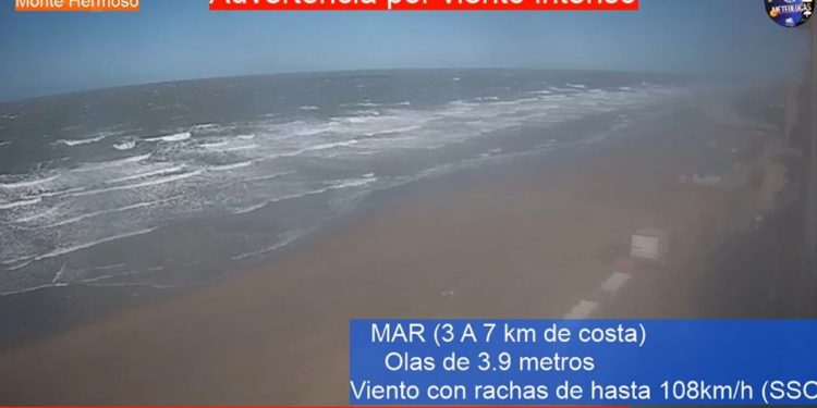 Probabilidad de Sudoestada y viento intenso