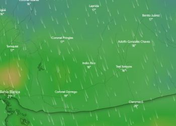 Advertencia por fuertes e intensas ráfagas de viento