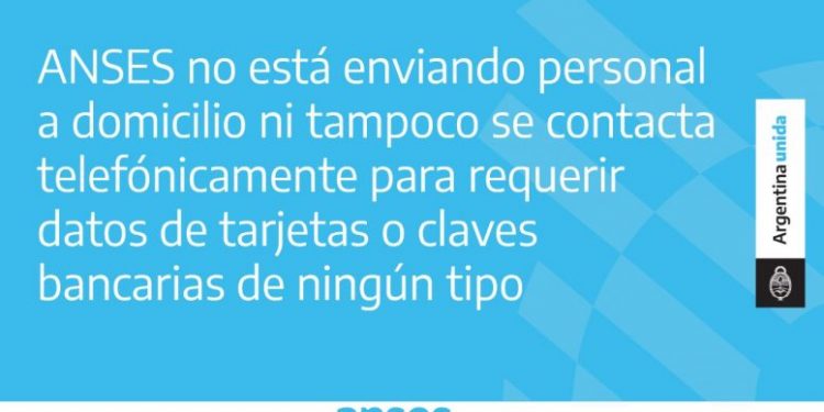 ANSES advierte por intentos de estafas telefónicas y recuerda que no solicita datos bancarios en forma remota.