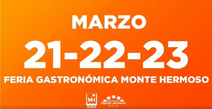 Imperdible Feria Gastronómica en Monte Hermoso