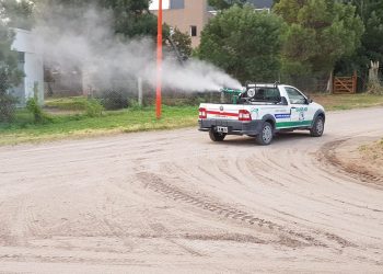 Se realizaron tareas de fumigación en todo el ejido urbano