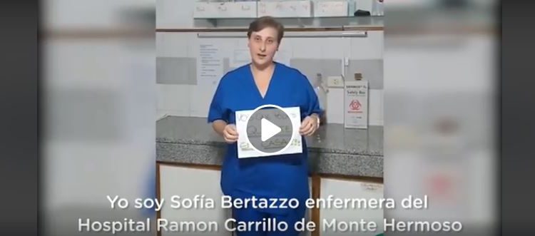 Los trabajadores de la salud de Monte Hermoso nos piden que nos quedemos en casa