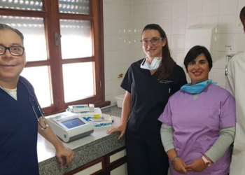 Las Cooperativas Eléctrica y Telefónica de Monte Hermoso donaron aparatología al Hospital Municipal