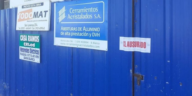 Se clausuró edificio en construcción por violar la cuarentena