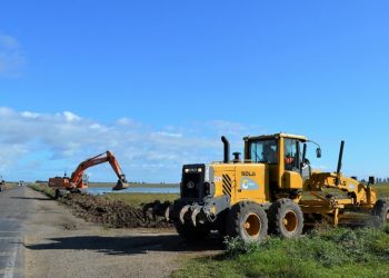 Comenzó la obra de alteo en la Ruta 3.