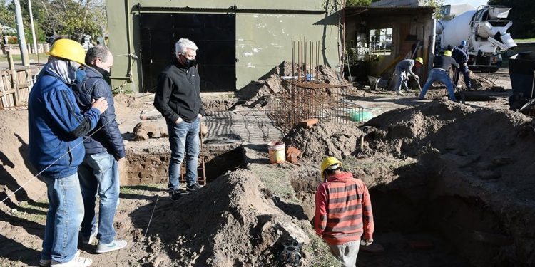 Comenzó la ejecución del nuevo edificio de la Delegación Municipal Sauce Grande