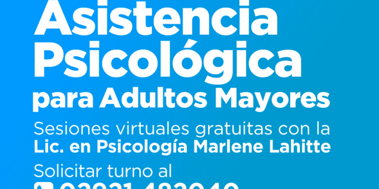 Asistencia psicológica gratuita para adultos mayores