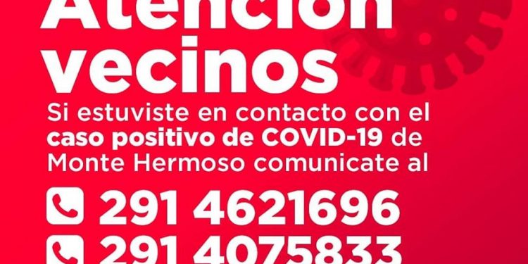 Atención vecinos de Monte Hermoso