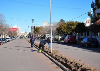Comenzaron los trabajos de readecuación de la Avenida Majluf