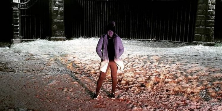 Nieva desde la madrugada en la zona serrana