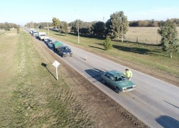 Pringles restringe la circulación con Bahía Blanca