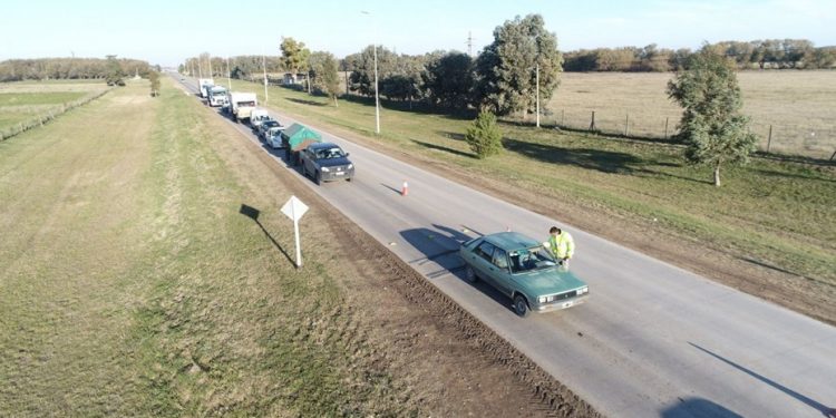 Pringles restringe la circulación con Bahía Blanca