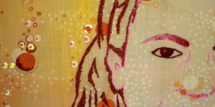 Muestra textil justicia por Kathy