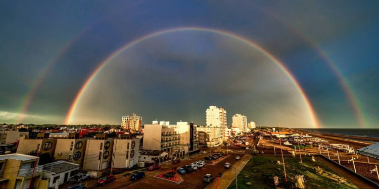 Foto arco iris doble Ruben Kravetz