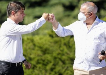 Kicillof en Sierra de la Ventana
