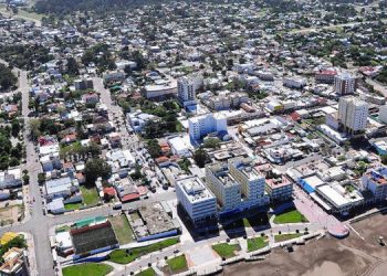 Ciudad de Monte Hermoso vista aérea