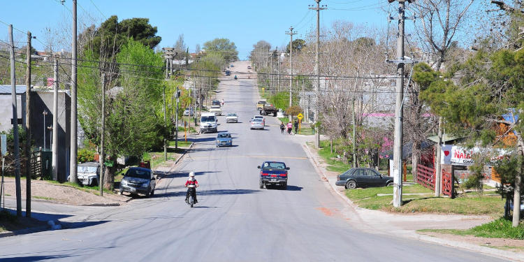 Calle de la ciudad Monte Hermoso