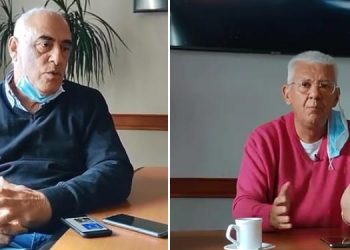 Conferencia de prensa Dichiara y Jorge Busca