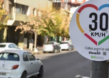 Zona de 30 km/h en el centro de Bahía Blanca