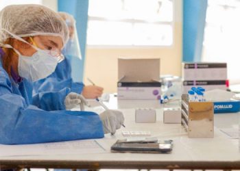 Testeos en las escuelas monte Hermoso