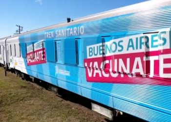 El tren sanitario llega a Bahía Blanca, punto final de su recorrido por la provincia