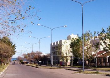 Calles de la ciudad de Monte Hermoso