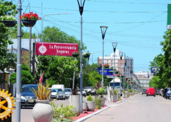 Avenida Majluf ingreso a Monte Hermoso