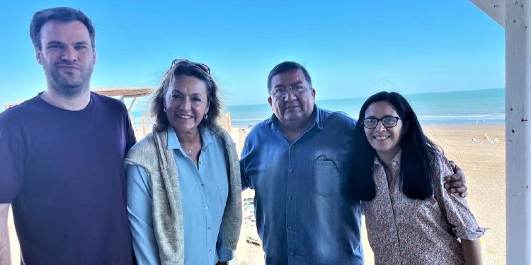 Dirigentes de la Coalición Cívica visitaron Monte Hermoso para apuntalar la campaña de Juntos