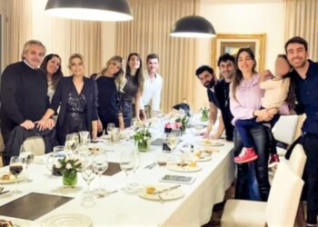 Festejo del cumpleaños de Fabiola Yañez en la Quinta de Olivos