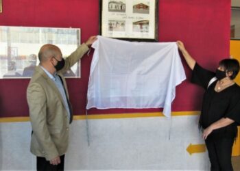 El intendente Reyes participó del acto central por el cincuentenario de la Escuela Técnica de Coronel Dorrego