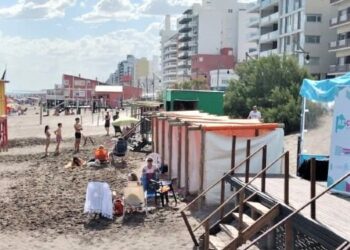 Monte Hermoso a pleno en los días previos como presagio de un verano como el de los mejores tiempos