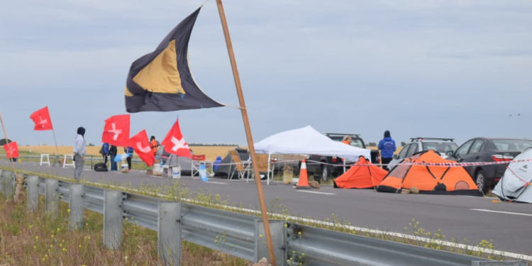 Sindicato de guardavidas corte de ruta 3 km 608