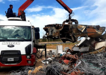 Tratamiento y recolección de chatarra en Monte Hermoso
