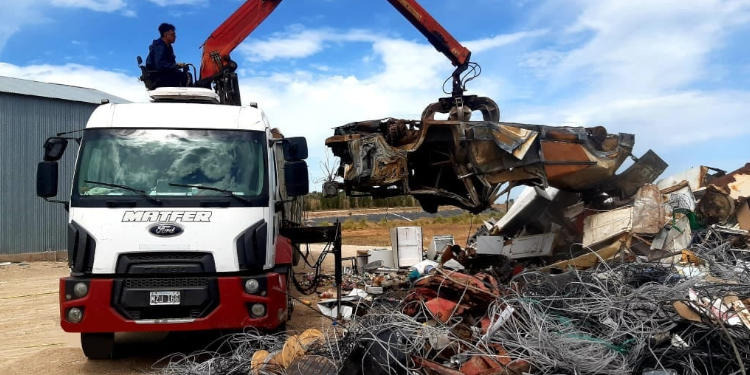 Tratamiento y recolección de chatarra en Monte Hermoso