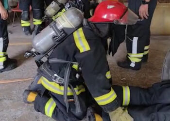 Jornada de capacitación de bomberos en Sauce Grande