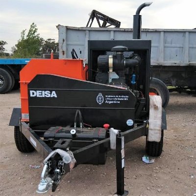 Chipeadora Deisa CH750MAH que permitirá procesar de manera integral los residuos forestales y los restos de poda