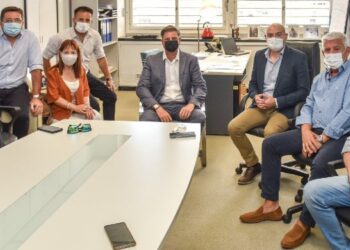 El intendente dorreguense Raúl Reyes gestionó en el ámbito nacional junto al diputado Dichiara