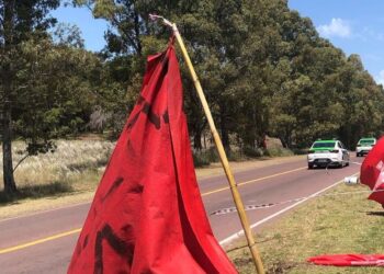 Los guardavidas levantaron el corte de la ruta de acceso a Monte Hermoso tras la mediación judicial
